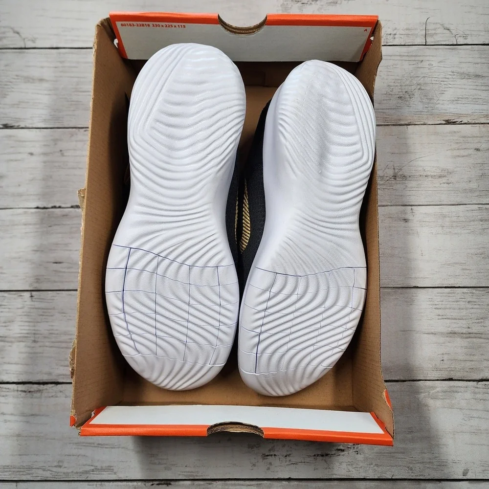 Sz 12 WMNS(Men 10.5) NIKE Flex Experience RN 11 NN Blk/Metallic Gold‎ DD9283 011